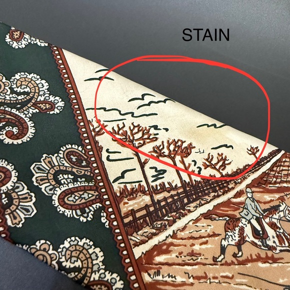 Vintage CARRE Berkley Cravats Equestrian Polo Horse European Look Silk Necktie - Picture 12 of 15